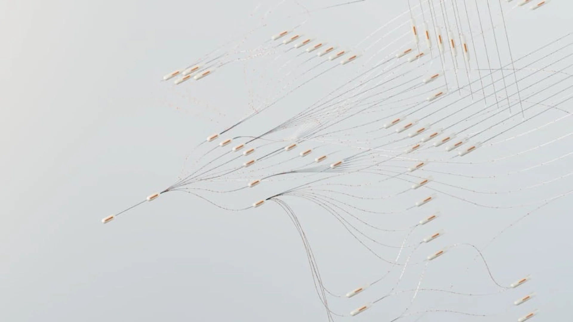 Abstract representation of AI platforms synthesising content from multiple authoritative sources